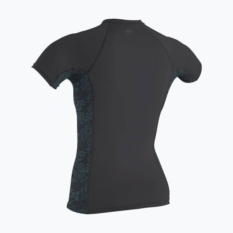 Дамска тениска за плуване O'Neill Hyperfreak Skins Rash Guard tempered steel/shaded island sky 2