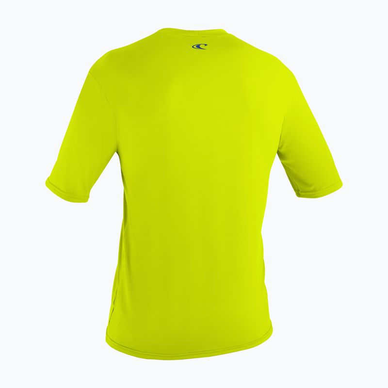 Детска тениска за плуване O'Neill Child Basic Skins Sun Shirt lime 2