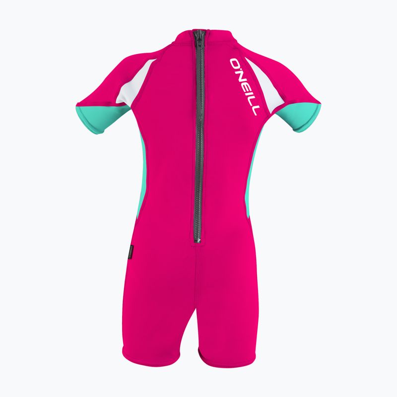 Гащеризон UPF 50+ O'Neill Child Basic Skins UV Spring IT4 watermelon/light aqua/white 2