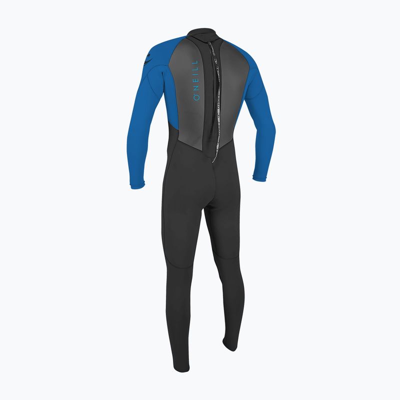 Детски неопренов костюм за плуване O'Neill Youth Reactor-2 3/2 Back Zip Full black/ocean 2