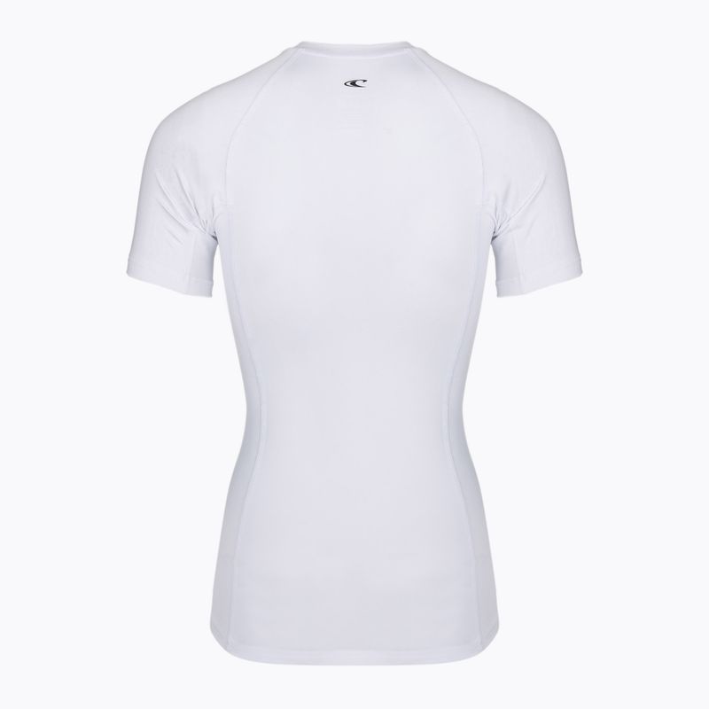 Дамска тениска за плуване O'Neill Basic Skins Rash Guard SS white 2