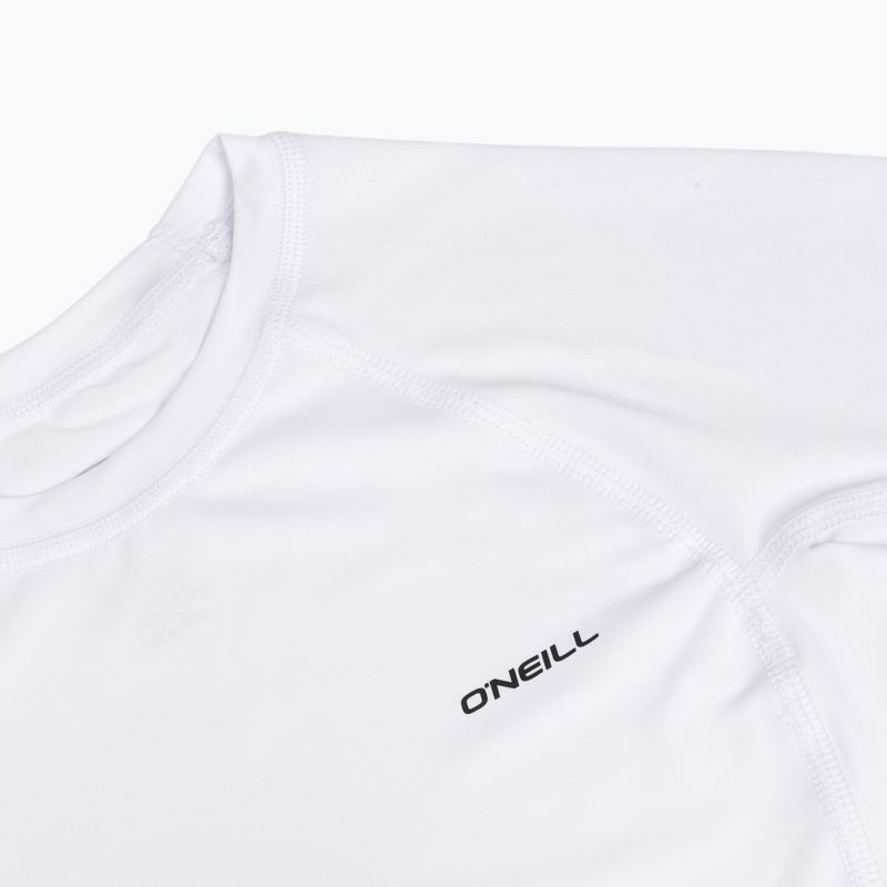 Дамска тениска за плуване O'Neill Basic Skins Rash Guard SS white 3