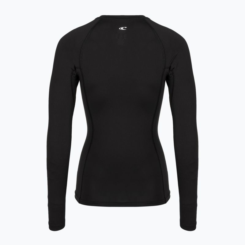 Дамска блуза с дълъг ръкав за плуване O'Neill Basic Skins Rash Guard LS black 2