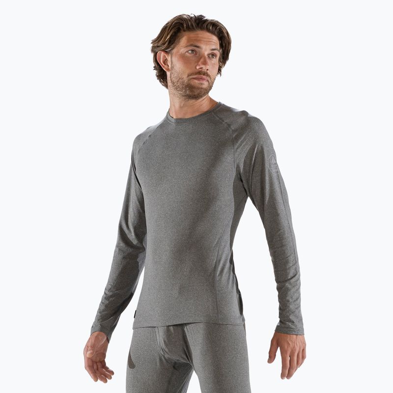 Мъжка термоактивна блуза Surfanic Bodyfit Crewneck charcoal 4