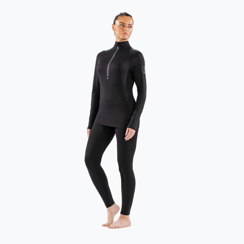 Дамска термоактивна блуза Surfanic Cozy Zip Neck black 2