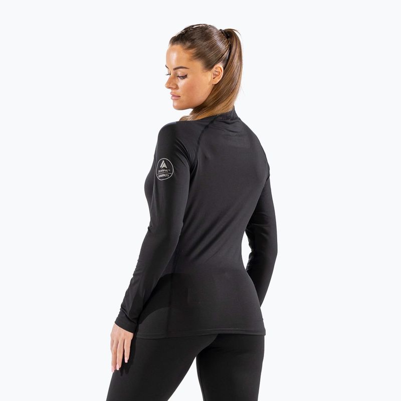 Дамска термоактивна блуза Surfanic Cozy Zip Neck black 3