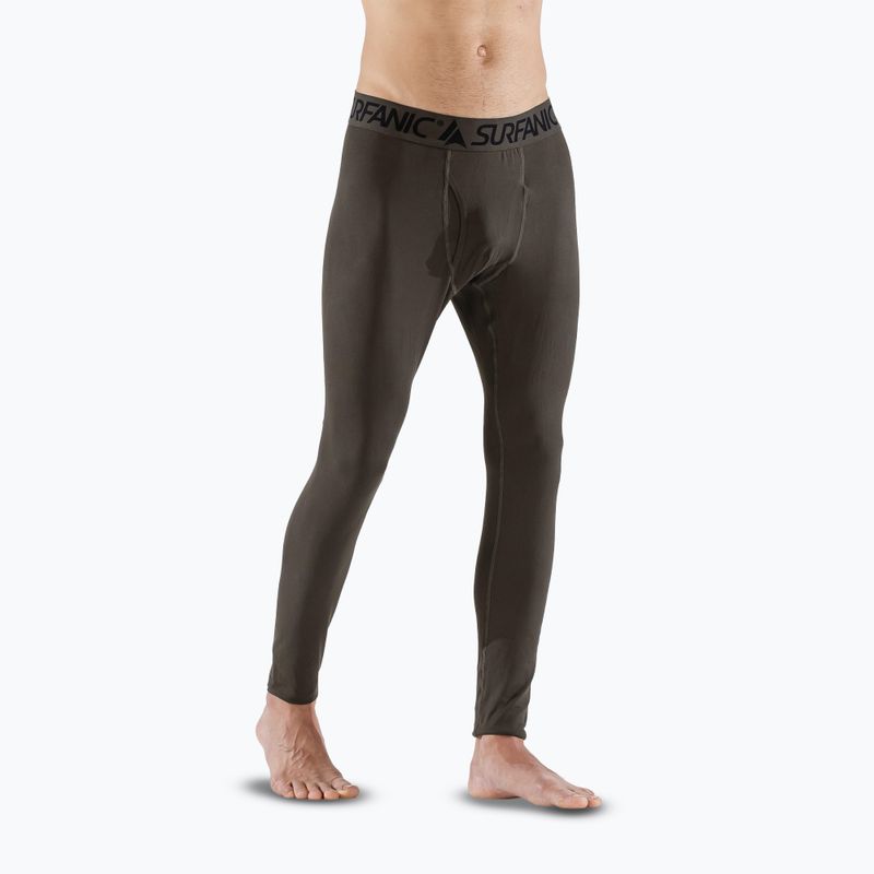 Мъжки термо панталони Surfanic Bodyfit Long John тъмно каки 5