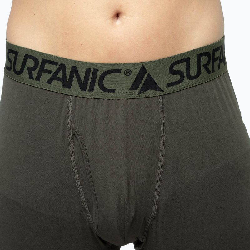 Мъжки термо панталони Surfanic Bodyfit Long John тъмно каки 6