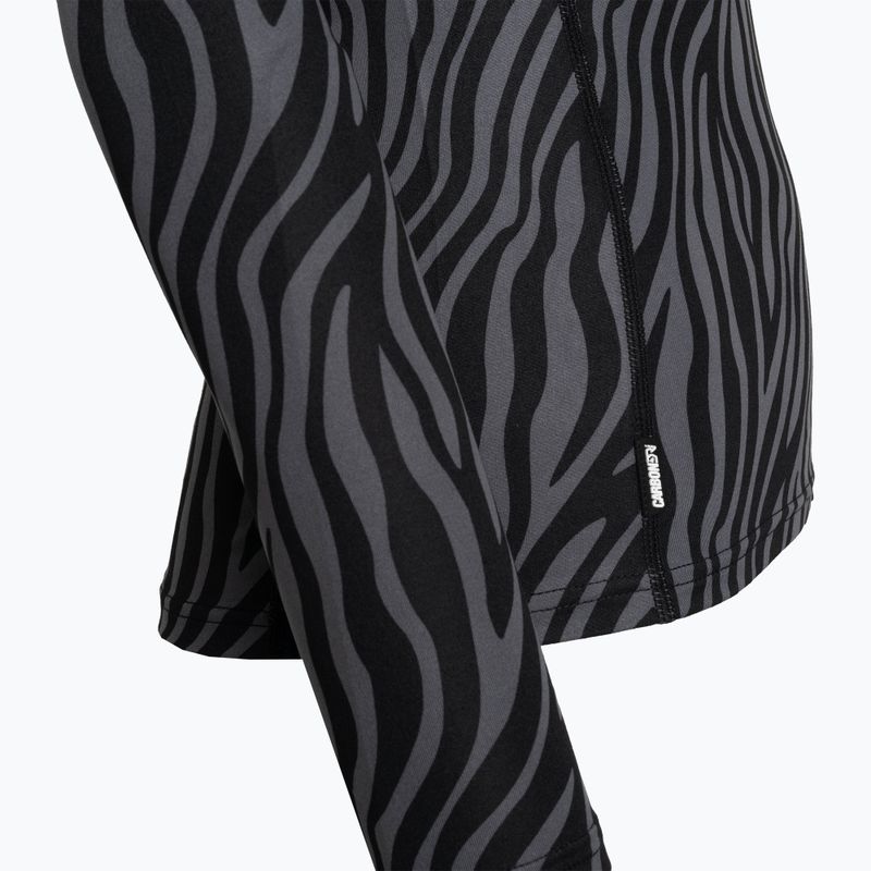 Дамска термоактивна блуза Surfanic Cozy Limited Edition Crew Neck black zebra 6
