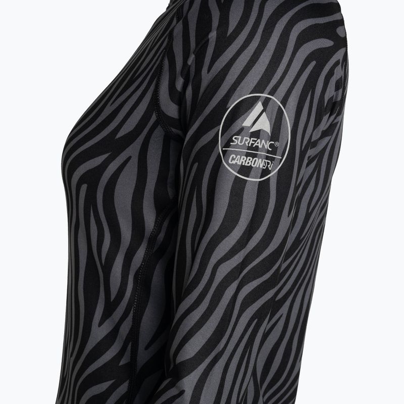 Дамска термоактивна блуза Surfanic Cozy Limited Edition Crew Neck black zebra 7