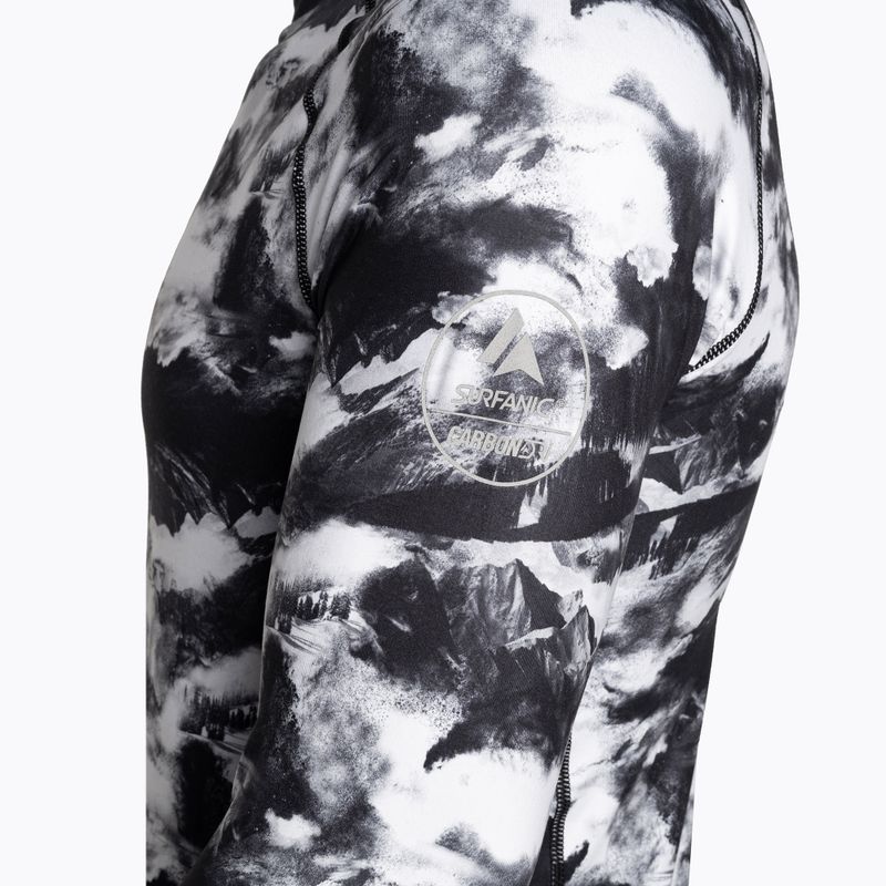 Мъжка термоактивна блуза Surfanic Bodyfit Limited Edition Crew Neck white out print 6