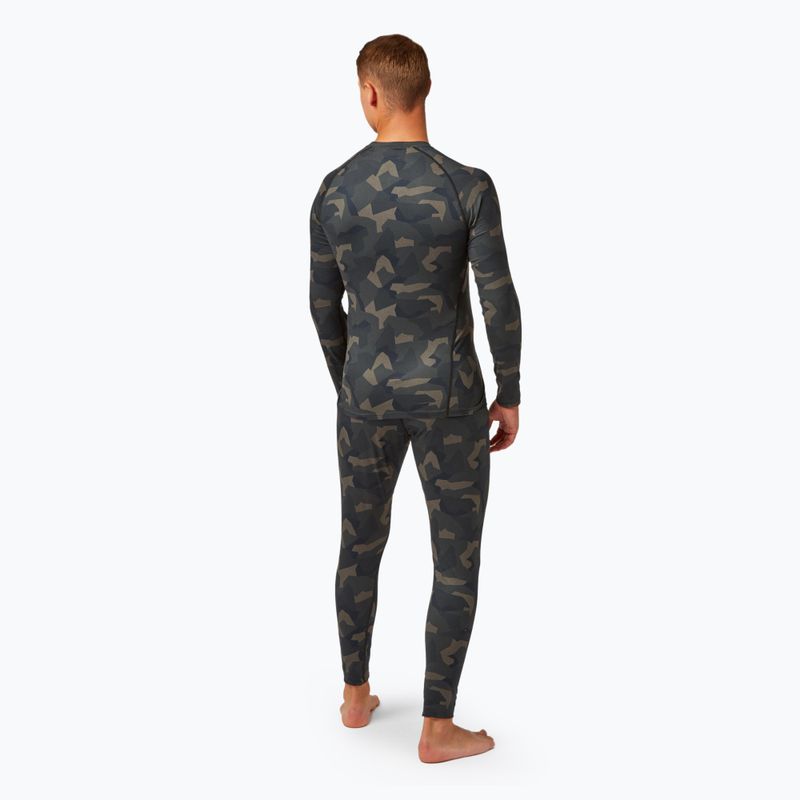 Мъжка термоактивна блуза Surfanic Bodyfit Limited Edition Crew Neck forest geo camo 3