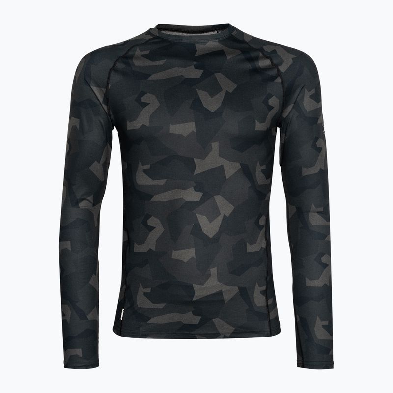 Мъжка термоактивна блуза Surfanic Bodyfit Limited Edition Crew Neck forest geo camo 4