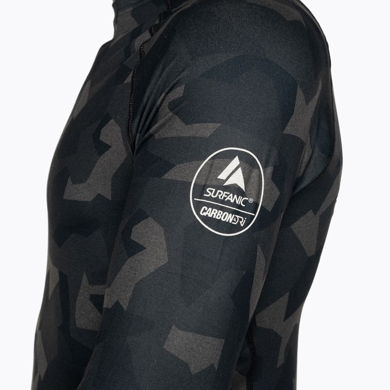 Мъжка термоактивна блуза Surfanic Bodyfit Limited Edition Crew Neck forest geo camo 6