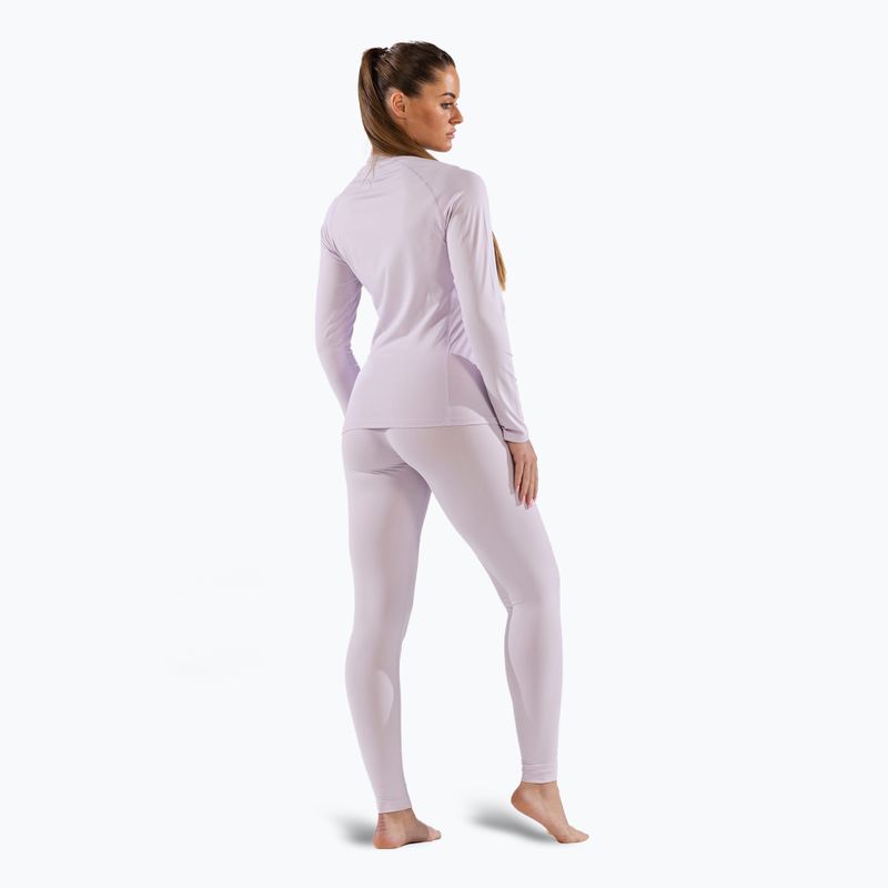 Дамска термоактивна блуза Surfanic Cozy Crewneck icey lilac 3