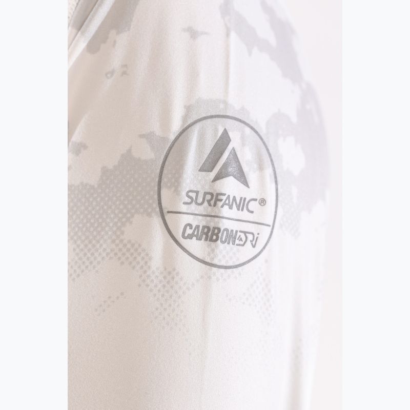 Мъжка термоакивна блуза с дълъг ръкав Surfanic Bodyfit CarbonDri Limited Edition Crew Neck optic white 8