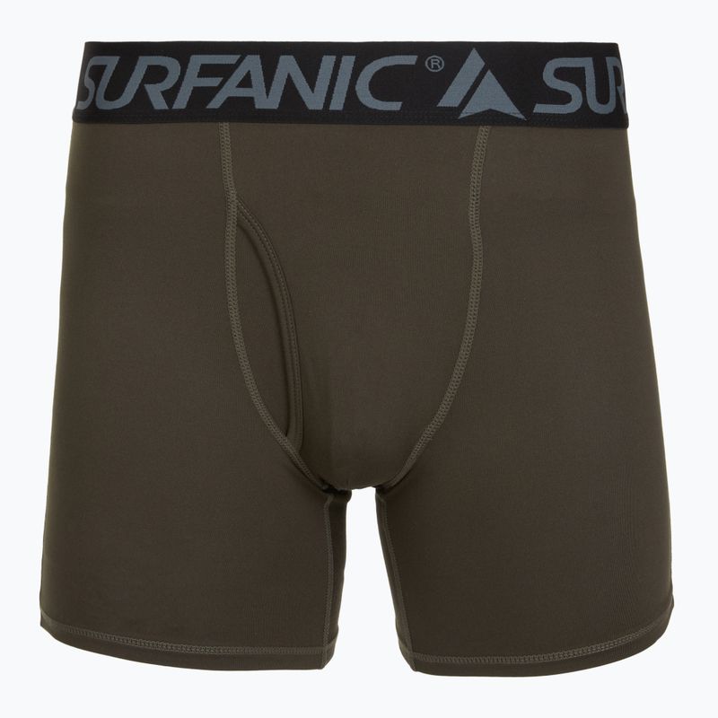 Мъжки термоактивни боксерки Surfanic Carbondri 3 чифта black/grey/khaki 6