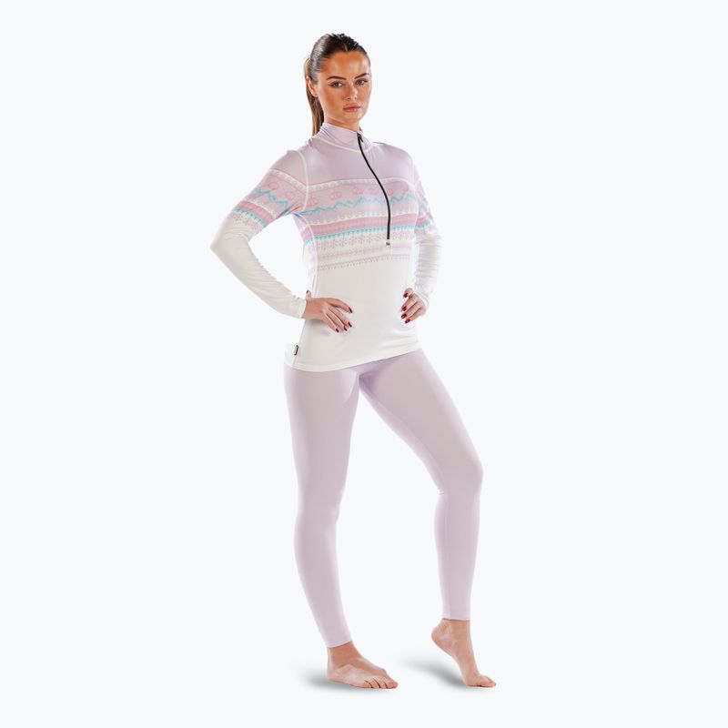 Дамска термоакивна блуза с дълъг ръкав Active Surfanic Cozy CarbonDri Limited Edition Zip Neck pink 2