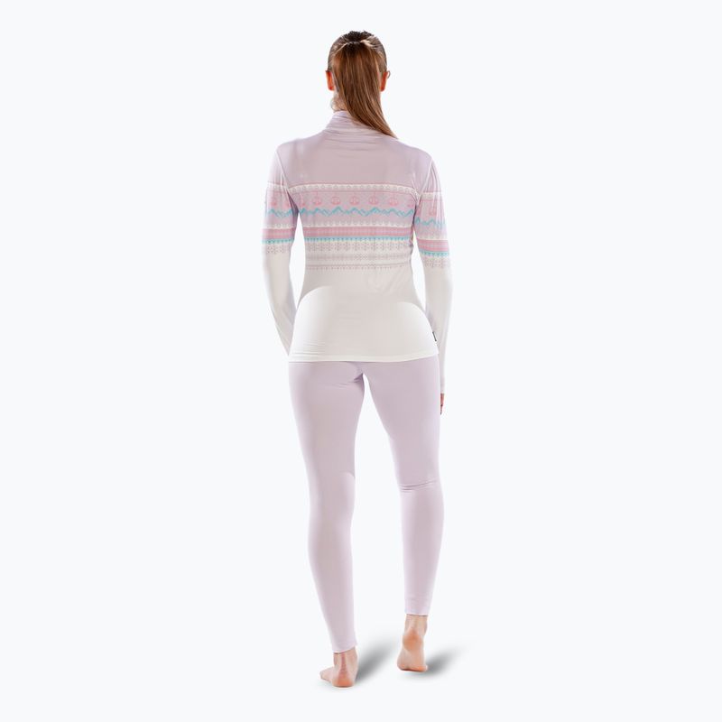 Дамска термоакивна блуза с дълъг ръкав Active Surfanic Cozy CarbonDri Limited Edition Zip Neck pink 4