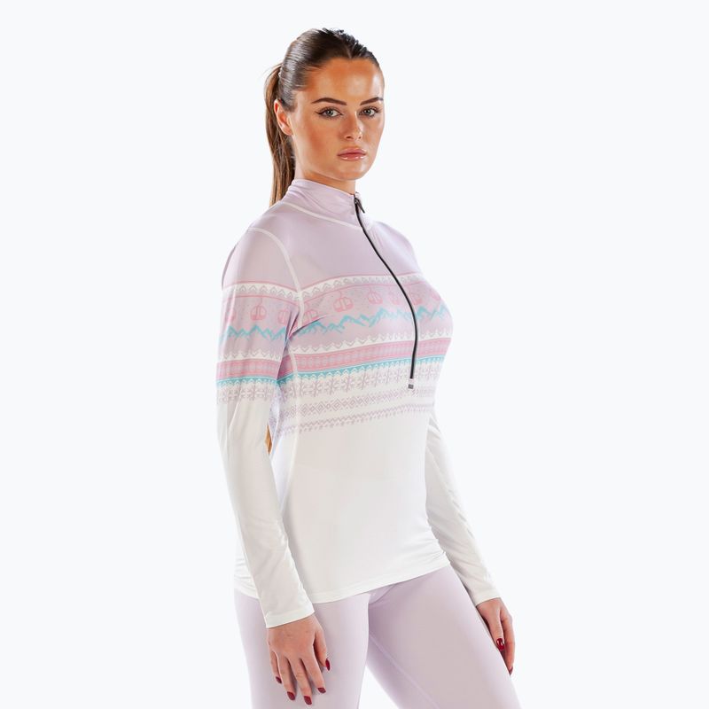 Дамска термоакивна блуза с дълъг ръкав Active Surfanic Cozy CarbonDri Limited Edition Zip Neck pink 5