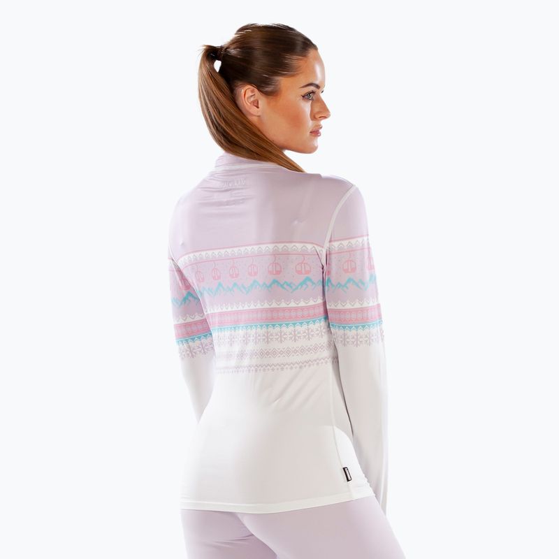 Дамска термоакивна блуза с дълъг ръкав Active Surfanic Cozy CarbonDri Limited Edition Zip Neck pink 6