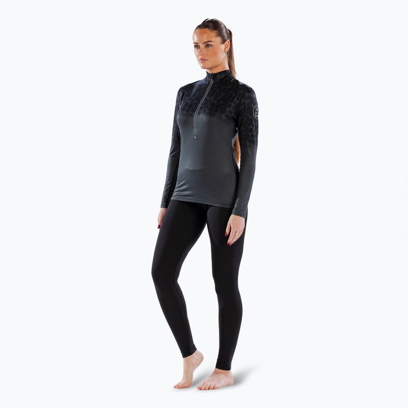 Дамска термоакивна блуза с дълъг ръкав Surfanic Cozy CarbonDri Limited Edition Zip Neck black 2
