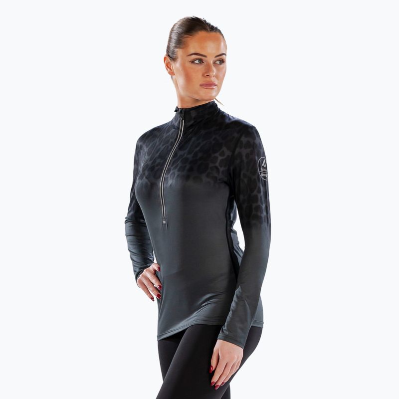 Дамска термоакивна блуза с дълъг ръкав Surfanic Cozy CarbonDri Limited Edition Zip Neck black 4