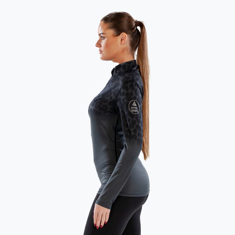 Дамска термоакивна блуза с дълъг ръкав Surfanic Cozy CarbonDri Limited Edition Zip Neck black 5