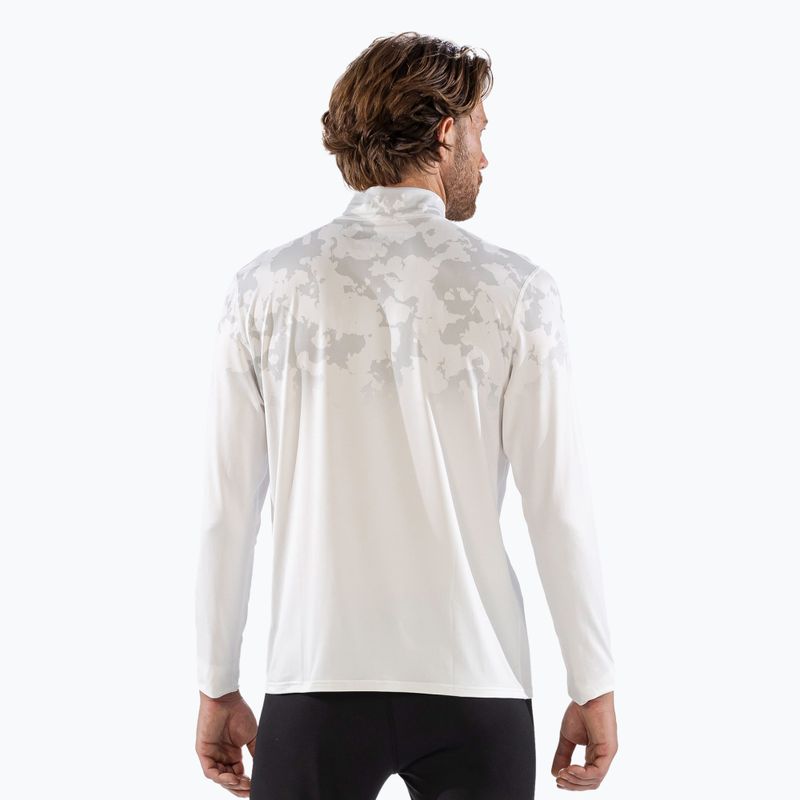 Мъжка термоакивна блуза с дълъг ръкав Surfanic Bodyfit CarbonDri Limited Edition Zip Neck optic white 3