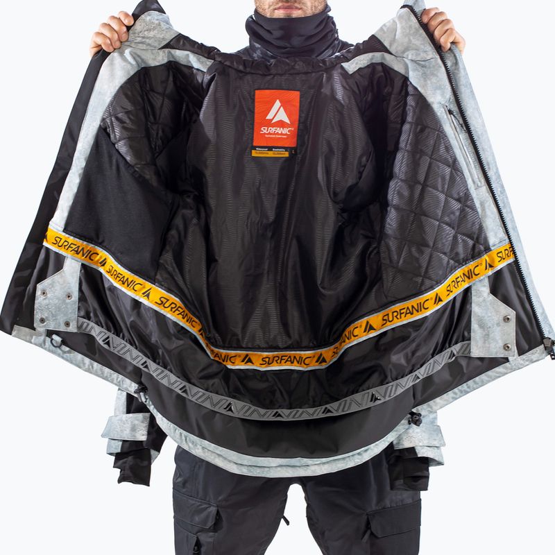 Мъжко скиорско яке Surfanic Avalanche Concrete grey 12