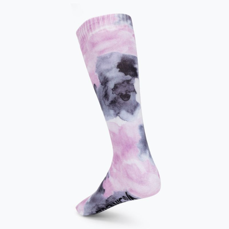 Дамски скоирски чорапи  Surfanic Pro Tech 3Pk Watercolour Sock pink purple 2