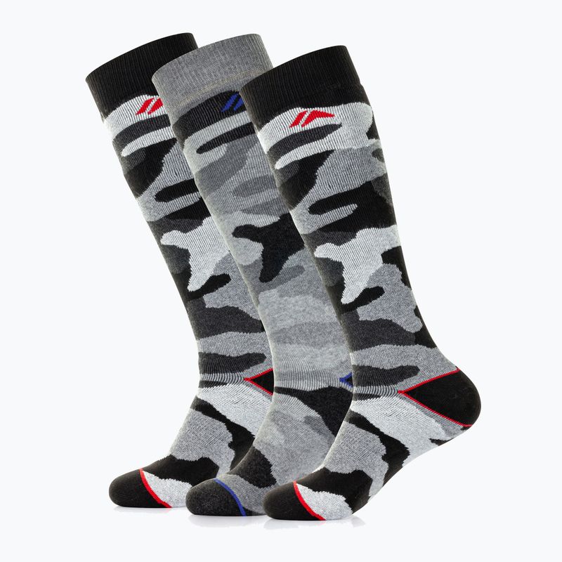 Скиорски чорапи Surfanic Pro Tech Plus 3-pak black camo 2