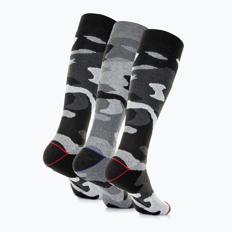 Скиорски чорапи Surfanic Pro Tech Plus 3-pak black camo 3