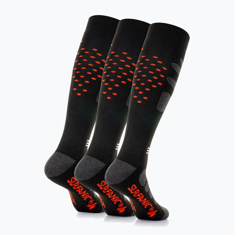Скиорски чорапи Surfanic Pro Tech Plus 3 pak orange 2