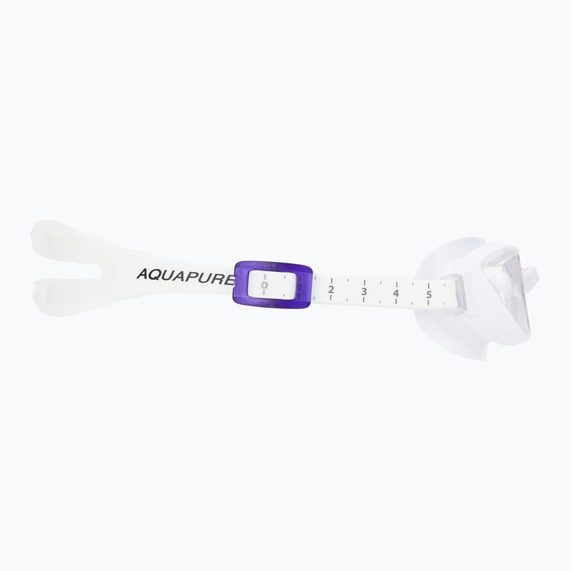 Очила за плуване Speedo Aquapure бели/ясни 3