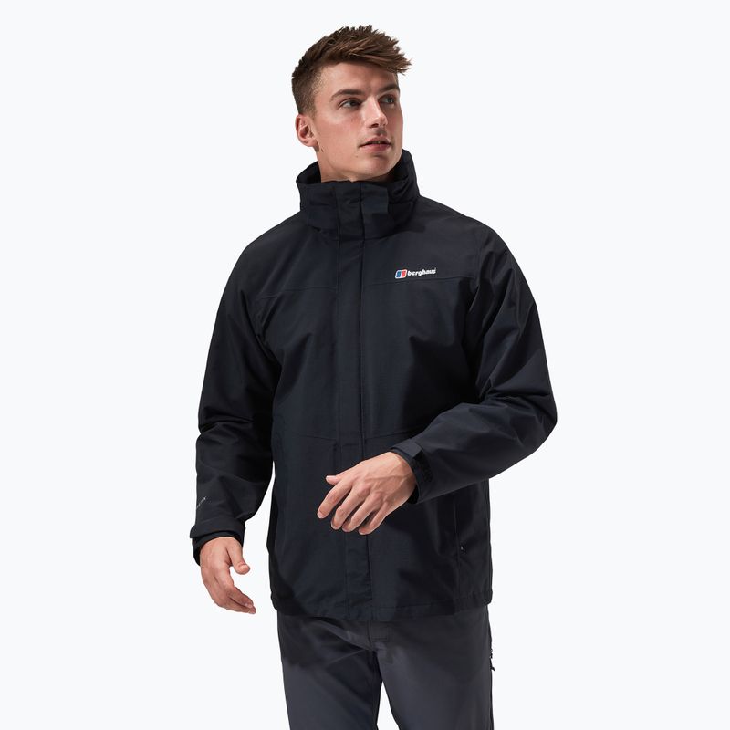 Мъжко яке за дъжд Berghaus Hillwalker IA black/black