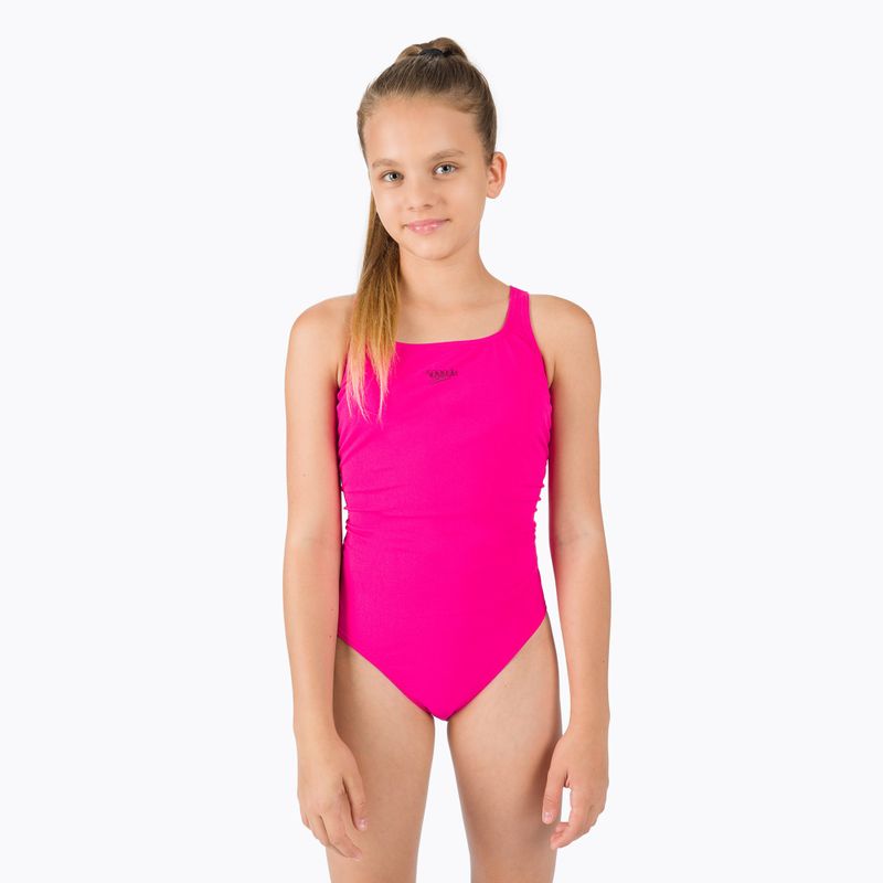 Детски бански костюм от една част Speedo Essential Endurance+ Medalist, розов 12516B495 4
