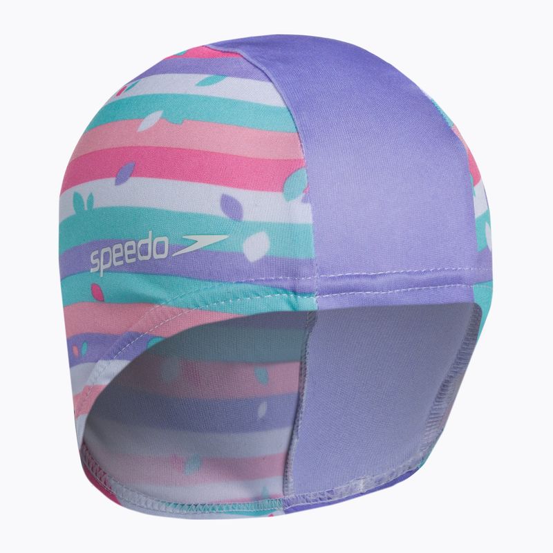 Speedo Лилава детска шапка с щампа 68-12241D681