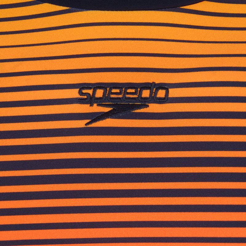 Speedo Дамски топ за плуване с дълъг ръкав Wrap Back Top blue/orange 3