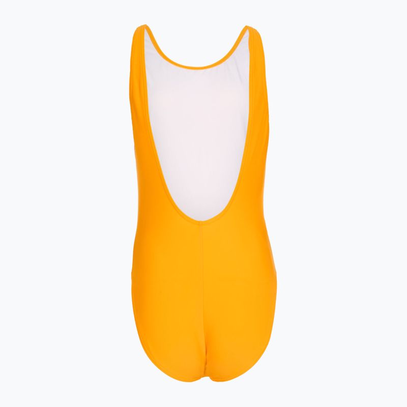 Дамски бански от една част Speedo Logo Deep U-Back orange 2