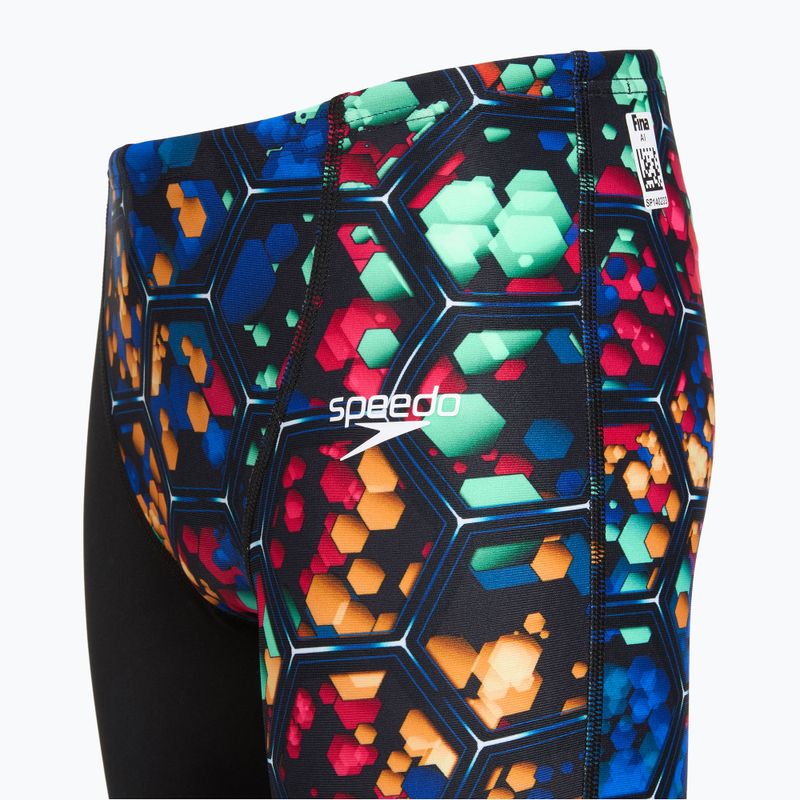 Детски плувни шорти тип клин Speedo Endurance+ High Waist Jammer black/blue 3