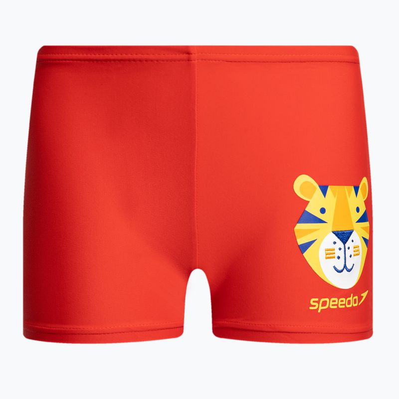 Speedo Детски бански с апликация ASHT IM червен 8-11730D846