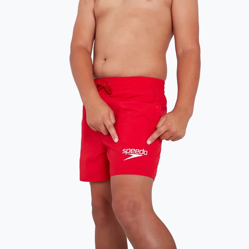 Speedo Essential 13 детски къси панталони за плуване червени 68-124126446 5