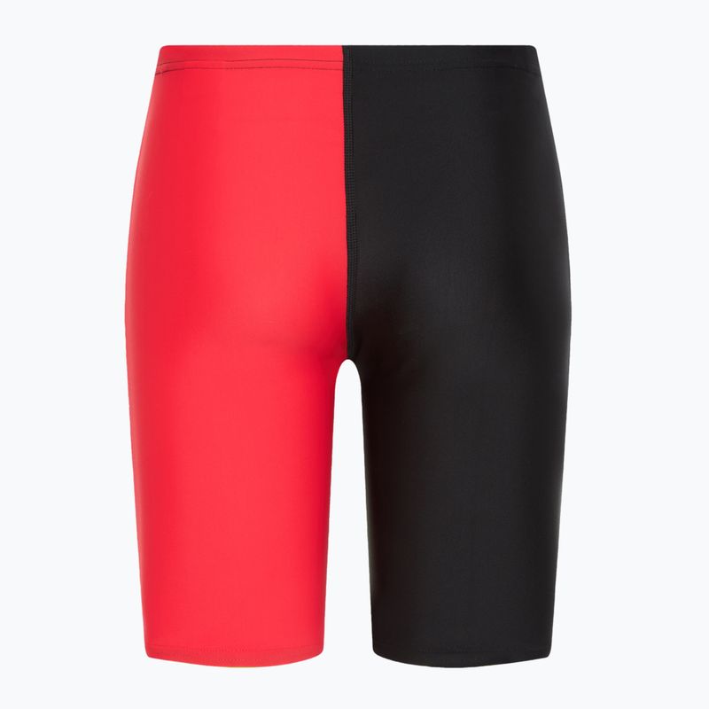 Детски плувен клин Speedo Tech Placement черен/червен 2