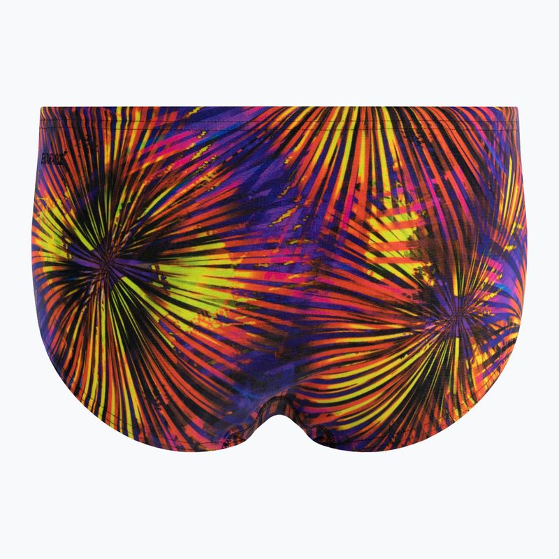 Мъжки слипове за плуване Speedo Allover 14cm Brief black 68-02587F336 2