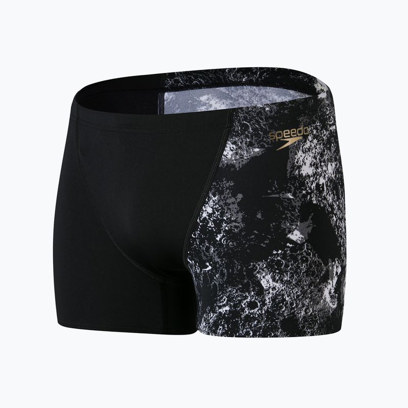 Мъжки боксерки за плуване Speedo Allover V-Cut Aquqshort black/grey 68-09734F330 4