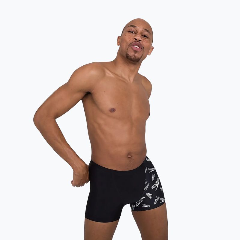 Мъжки боксерки за плуване Speedo Allover V-Cut Aquqshort black 68-09734F392 6
