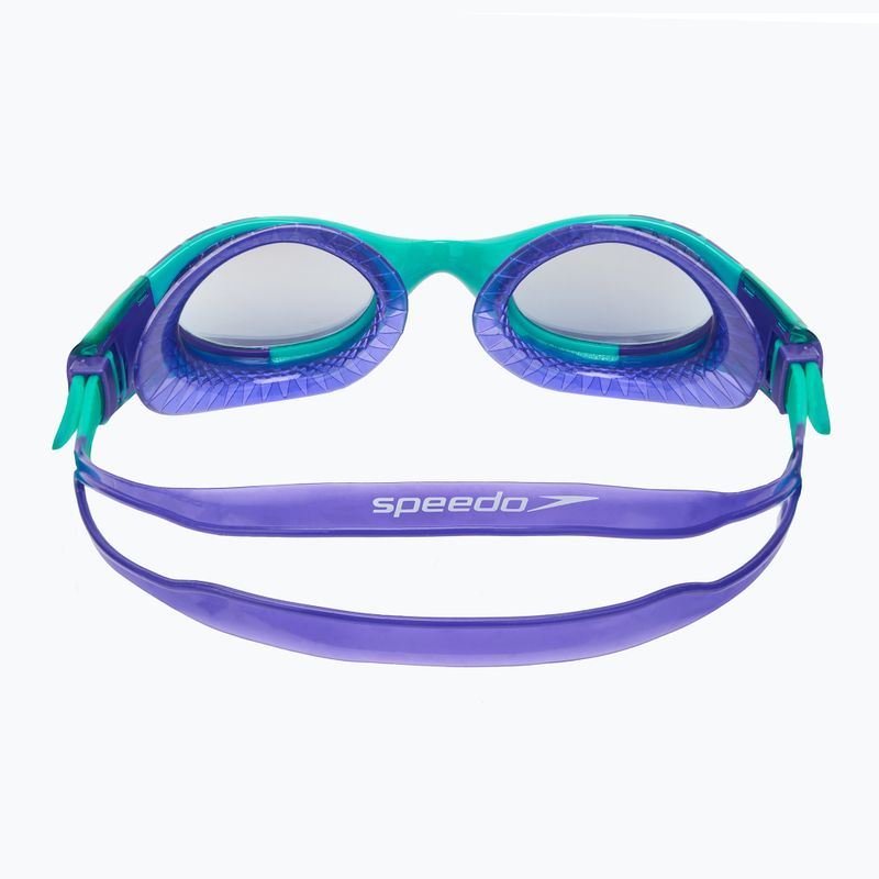 Детски очила за плуване Speedo Futura Biofuse Flexiseal Mirror violet / emerald / saphire blue 4