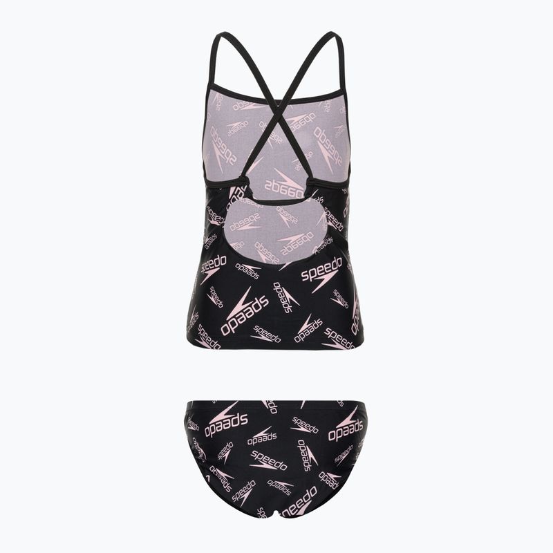 Speedo Танкини с принт и вратовръзка Black 68-12380F390 Детски бански костюм от две части 2