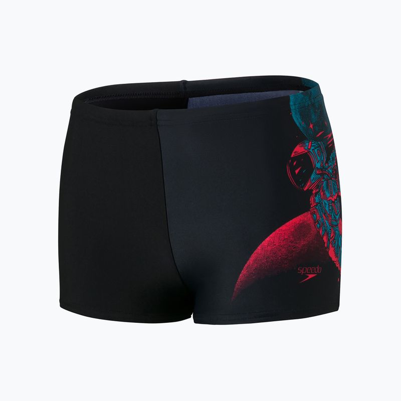 Speedo Placement Digital Aquashort детски бански костюми черен 68-33162F308 5